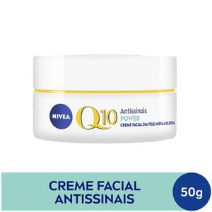 Creme Facial Antissinais Dia Nivea Q10 Plus Pele Mista a Oleosa FPS30 50g