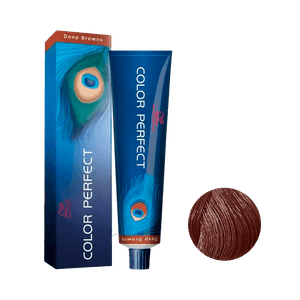 Coloração Color Perfect Deep Browns 6/77 Louro Escuro Marrom Intenso 60g