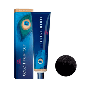 Coloração Color Perfect Pure Naturals 2/0 Preto 60g