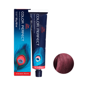 Coloração Color Perfect Vibrant Reds 55/46 Castanho Claro Intenso Vermelho Violeta 60g