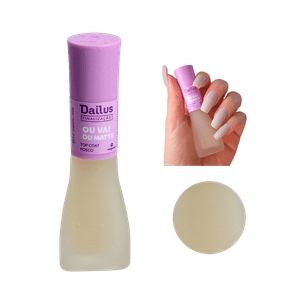 Esmalte Dailus Top Coat Fosco Ou Vai Ou Matte