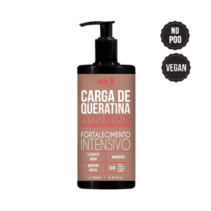 Carga de Queratina Widi Care Máscara Reconstrutora 250ml