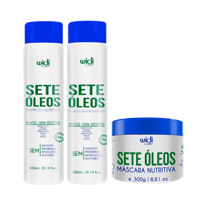 Kit Widi Care Sete Óleos Shampoo + Condicionador + Máscara