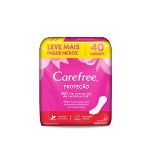 Protetor Diário Carefree Proteção Com Perfume 40 unidades