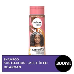 Shampoo Salon Line SOS Cachos Mel e Óleo de Argan 300ml