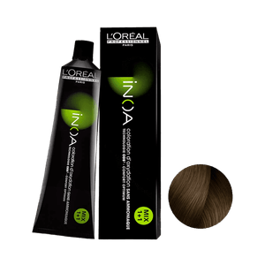 Coloração L'Oréal Professionnel Inoa 7.13 Louro Acinzentado Dourado 60g