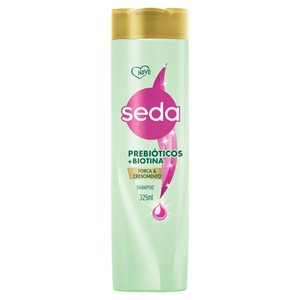 Shampoo Seda Força & Crescimento Prebióticos + Biotina 325ml