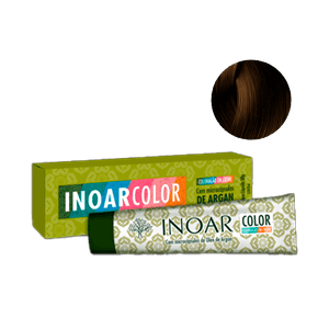 Coloração Inoar 7.7 Louro Médio Marrom 50g