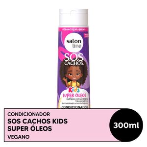 Condicionador Salon Line SOS Cachos Kids Nutrição em Ação 300ml