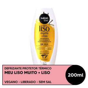 Defrizante Salon Line Protetor Térmico Meu Liso Muito + Liso 200ml