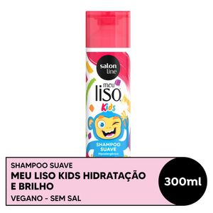 Shampoo Meu Liso Kids  Suave Hidratação e Brilho Salon Line 300ml