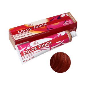 Tonalizante Wella Color Touch 7.43 Louro Médio Vermelho Dourado 60g