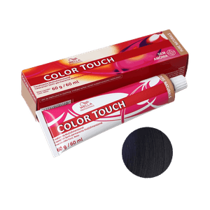 Tonalizante Wella Color Touch Rich Naturals 2.8 Preto Azulado 60g