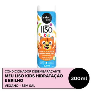 Condicionador Meu Liso Kids Desembaraçante Hidratação e Brilho Salon Line 300ml