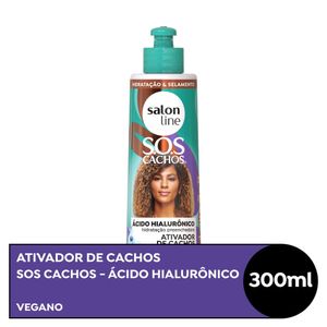 Ativador de Cachos Salon Line SOS Cachos Ácido Hialurônico 300ml