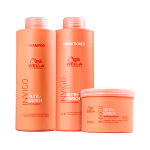 Kit Wella Professionals Invigo Nutri-Enrich Shampoo + Condicionador + Máscara