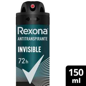 Desodorante Antitranspirante Rexona Men Invisible 150 ml