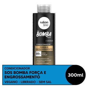 Condicionador Salon Line SOS Bomba Força e Engrossamento 300ml