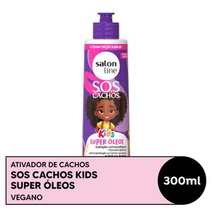 Ativador de Cachos Salon Line SOS Cachos Kids Nutrição em Ação 300ml