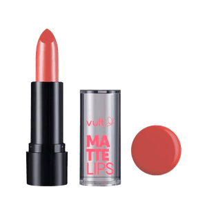 Batom Matte Vult Lips Canela