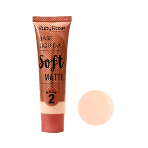 Base Líquida Ruby Rose Soft Matte Bege 2 29ml
