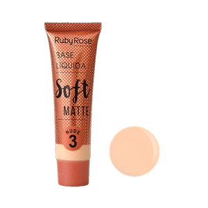 Base Líquida Ruby Rose Soft Matte Nude 3 29ml