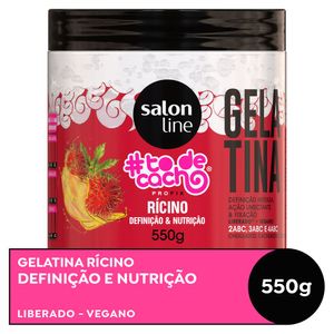 Gelatina Capilar Salon Line #todecacho Óleo de Rícino 550g