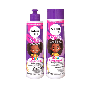 Kit Salon Line SOS Cachos Kids Super Óleos