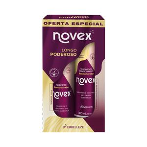 Kit Vitay Novex Longo Poderoso Shampoo + Condicionador