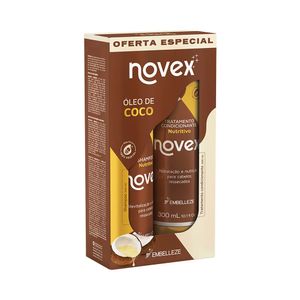 Kit Novex Shampoo + Condicionador Óleo de Coco 300ml