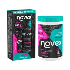 Kit Novex Meus Cachos Santo Black Poderoso