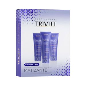 Kit Itallian Hairtech Trivitt Matizante Shampoo + Condicionador + Hidratação Intensa