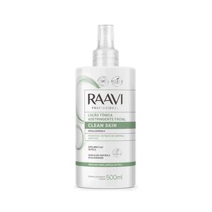 Loção Tônica Adstringente Facial Raavi Clean Skin 500ml