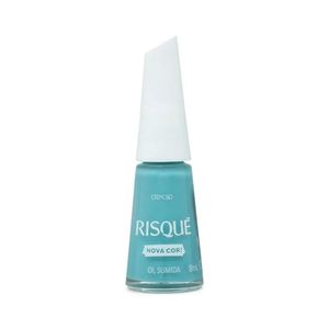 Esmalte Risqué Azul Cremoso Oi, Sumida