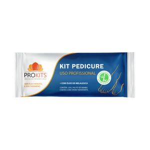 Kit Prokits Lixa + Palito + Luvas Pedicure Uso Profissional