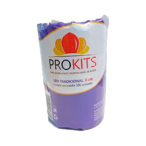 Lixa de Unha Prokits Preta 8cm com 100 Unidades