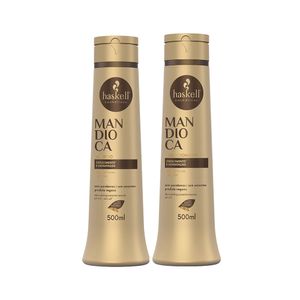 Kit Haskell Mandioca Shampoo + Condicionador 500ml