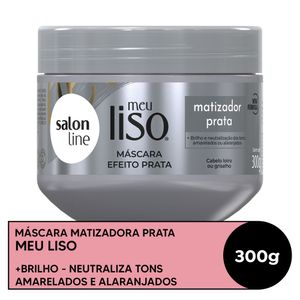 Máscara Capilar Matizadora Salon Line Meu Liso Prata 300g