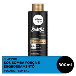 Shampoo Salon Line SOS Bomba Força e Engrossamento 300ml