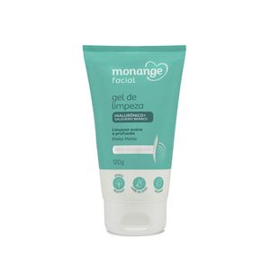 Gel de Limpeza Facial Monange Suave e Profunda Antioleosidade 120g