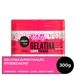 Gelatina Capilar Salon Line Super Fixação #ToDeCacho Profix 300g