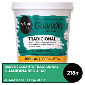 Creme Relaxante Guanidina Salon Line Regular Médio 218g