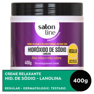 Creme Relaxante Hidróxido de Sódio Salon Line Tradicional Regular