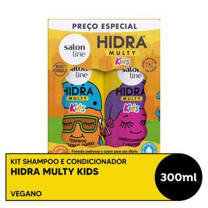 Kit Salon Line Shampoo + Condicionador Hidra Multy Kids 300ml