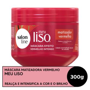 Máscara Meu Liso Matizador Vermelho Salon Line 300g