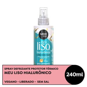 Spray Defrizante Salon Line Meu Liso Ácido Hialurônico 240ml