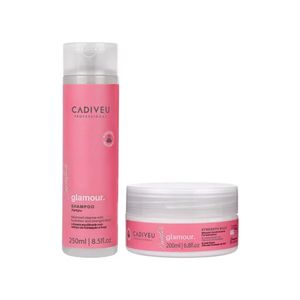 Kit Shampoo 250ml + Máscara 200ml Cadiveu Essentials Glamour Home Care