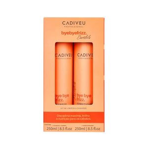 Kit Cadiveu Shampoo + Condicionador Cadiveu Essentials Bye Bye Frizz 250ml