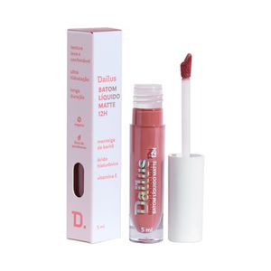 Batom Líquido Dailus 12h Matte Nude 5ml