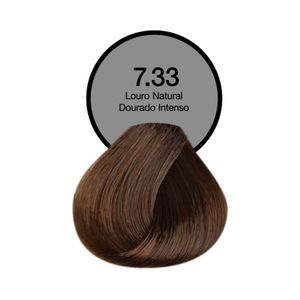 Coloração Creme Permanente Acquaflora 7.33 Louro Natural Dourado Intenso 60ml